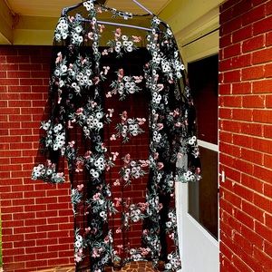 Floral Sheer Kimono